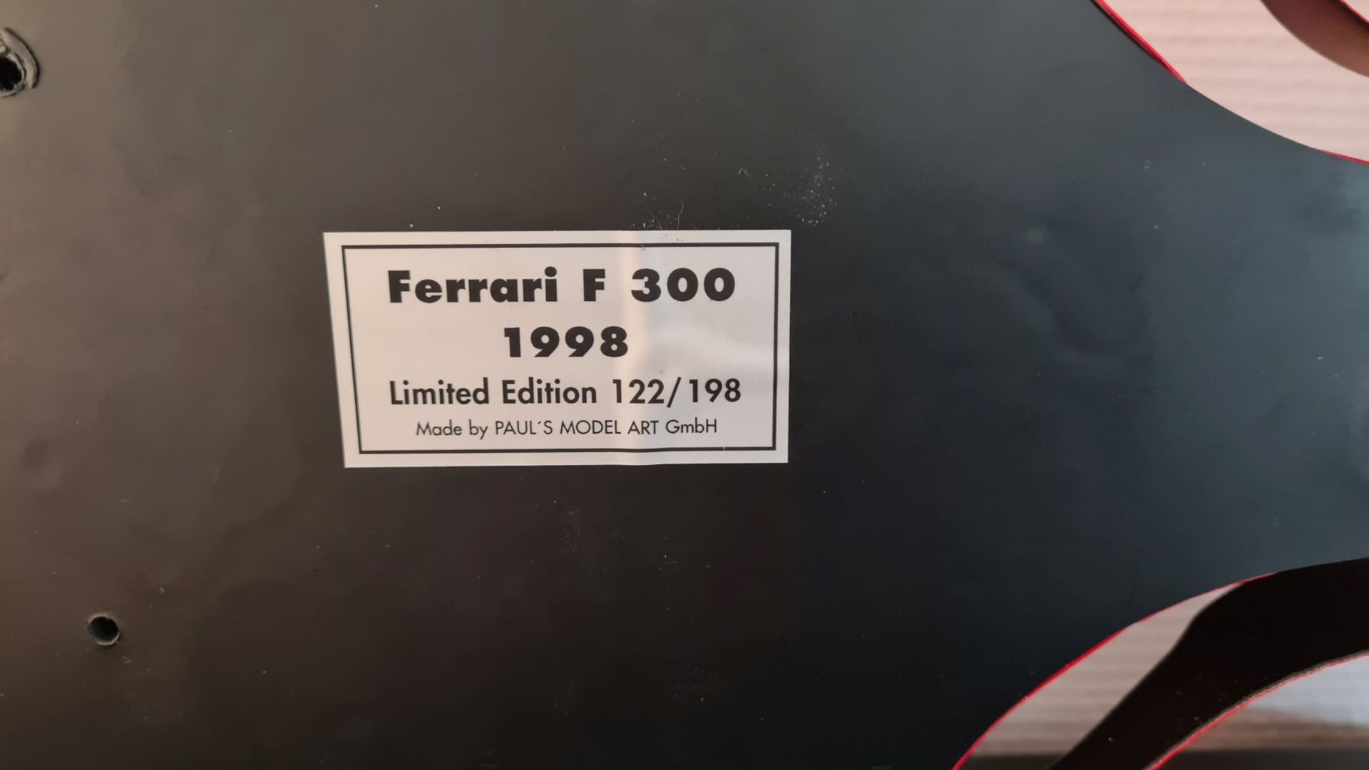 1998, FERRARI F 300 in the measuring stick 1: 8, driver Michael Schumacher, liftoff no. 3, limited e - Image 6 of 6