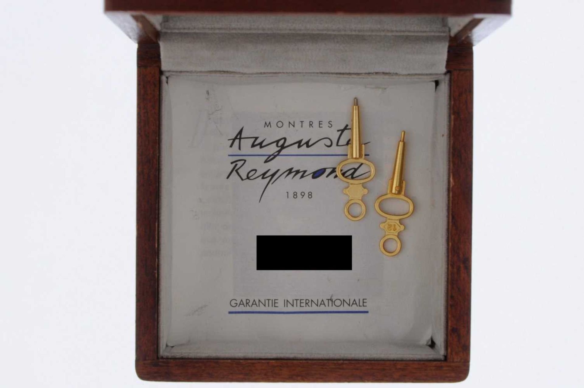 Auguste Reymond Herren Chronograph. Ca. 38mm, Edelstahl, Sichtboden, Automatik. Datumsanzeige inklus - Bild 3 aus 4