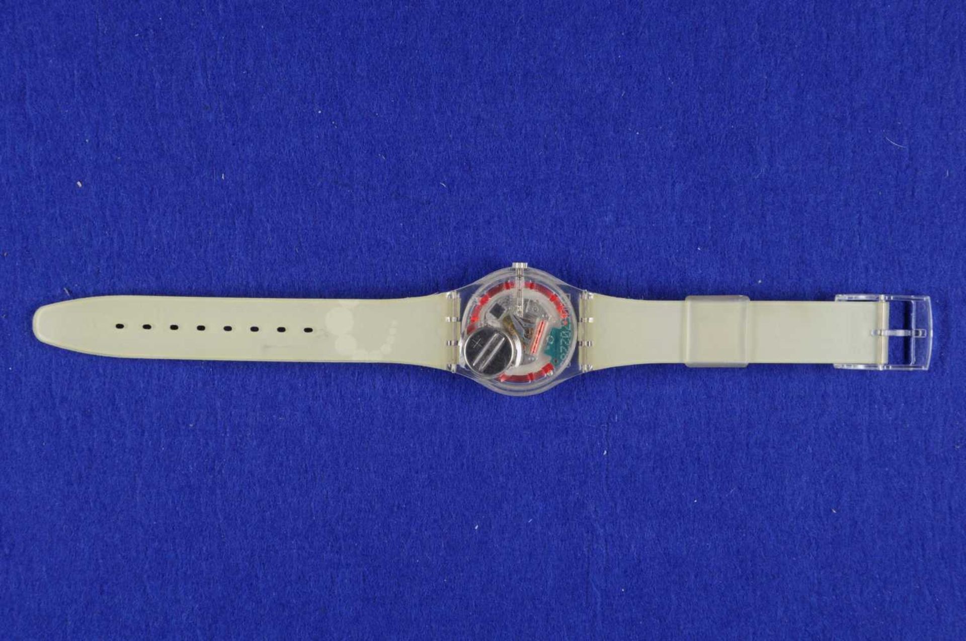 Swatch Colors of a city Inhorgenta 2001 gentlemen wrist watch. Ca. 34 mm, quartz, plastic. White dia - Image 2 of 2