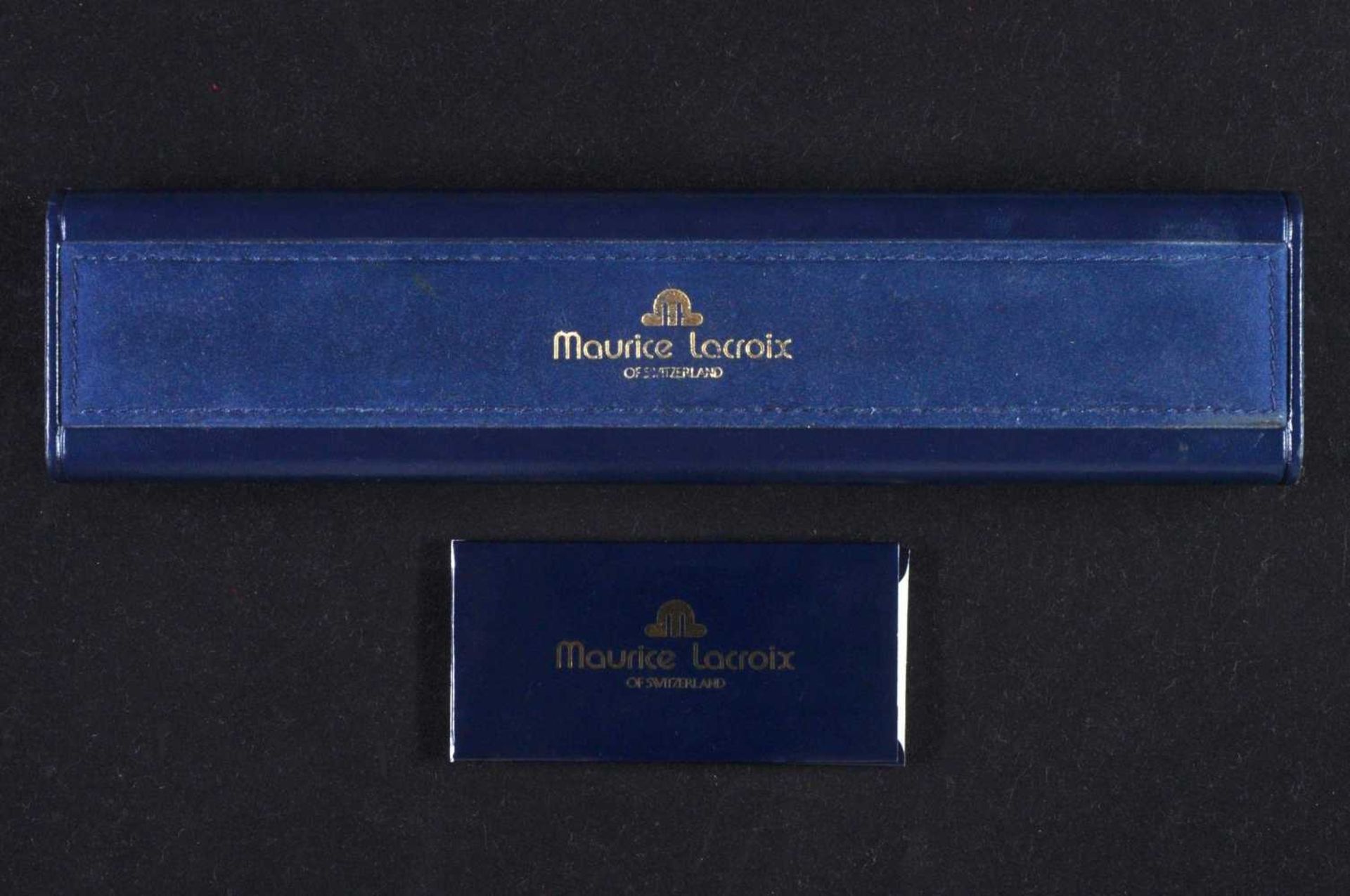 Maurice Lacroix Armbanduhr. Ca. 36mm, Edelstahl/750er Gold, Automatik, dekoriertes Ankerwerk, Kalibe - Bild 8 aus 9