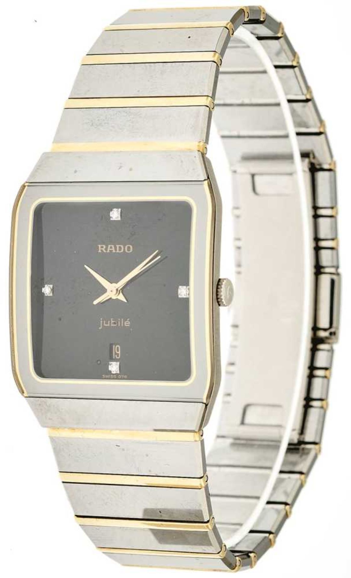 Rado Jubile Diastar Unisex wrist watch. Ca. 28 mm, high-grade steel, quartz, Ref. Number: 129.0266.3