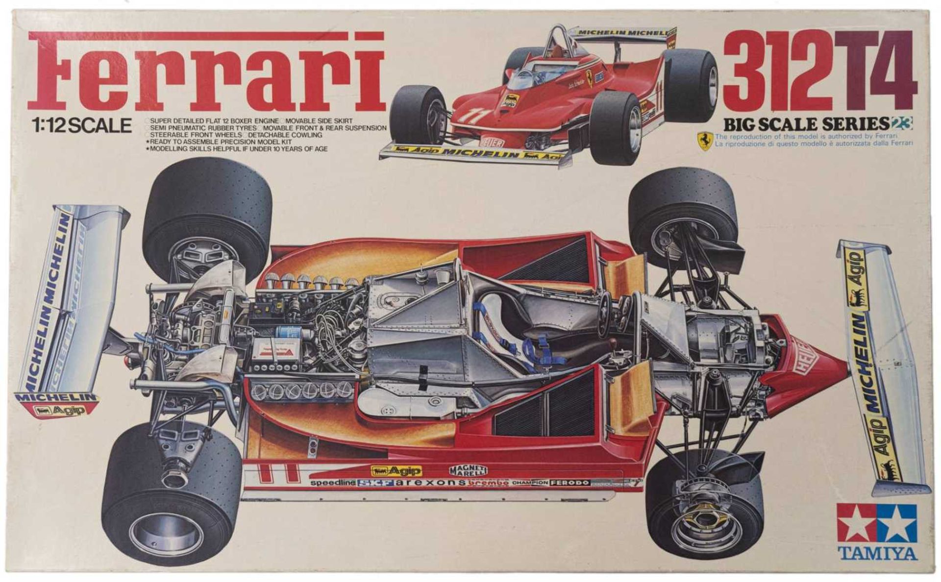 Ferrari 312 T4 1:12, ungebauter Bausatz, Tamiya Nr. BS1225, OVP. 1:12