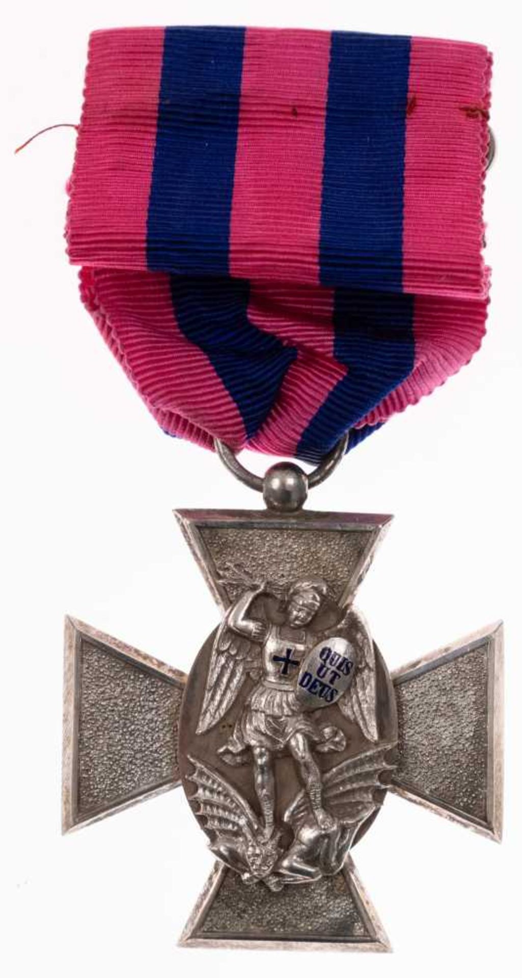 Bayern, Verdienstkreuz vom heiligen Michael, Kreuz 4. Klasse, Silber, im Verleihungsetui mit goldene