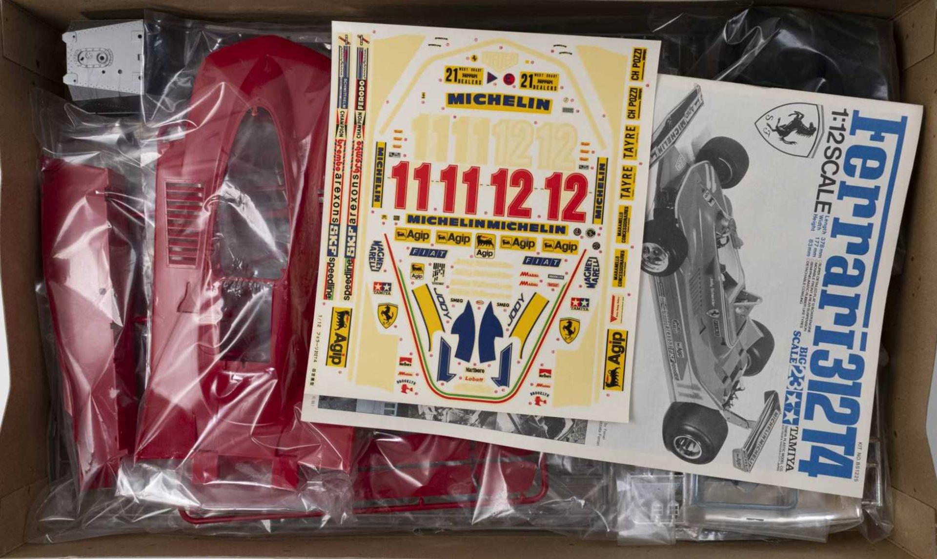 Ferrari 312 T4 1:12, ungebauter Bausatz, Tamiya Nr. BS1225, OVP. 1:12 - Bild 2 aus 2