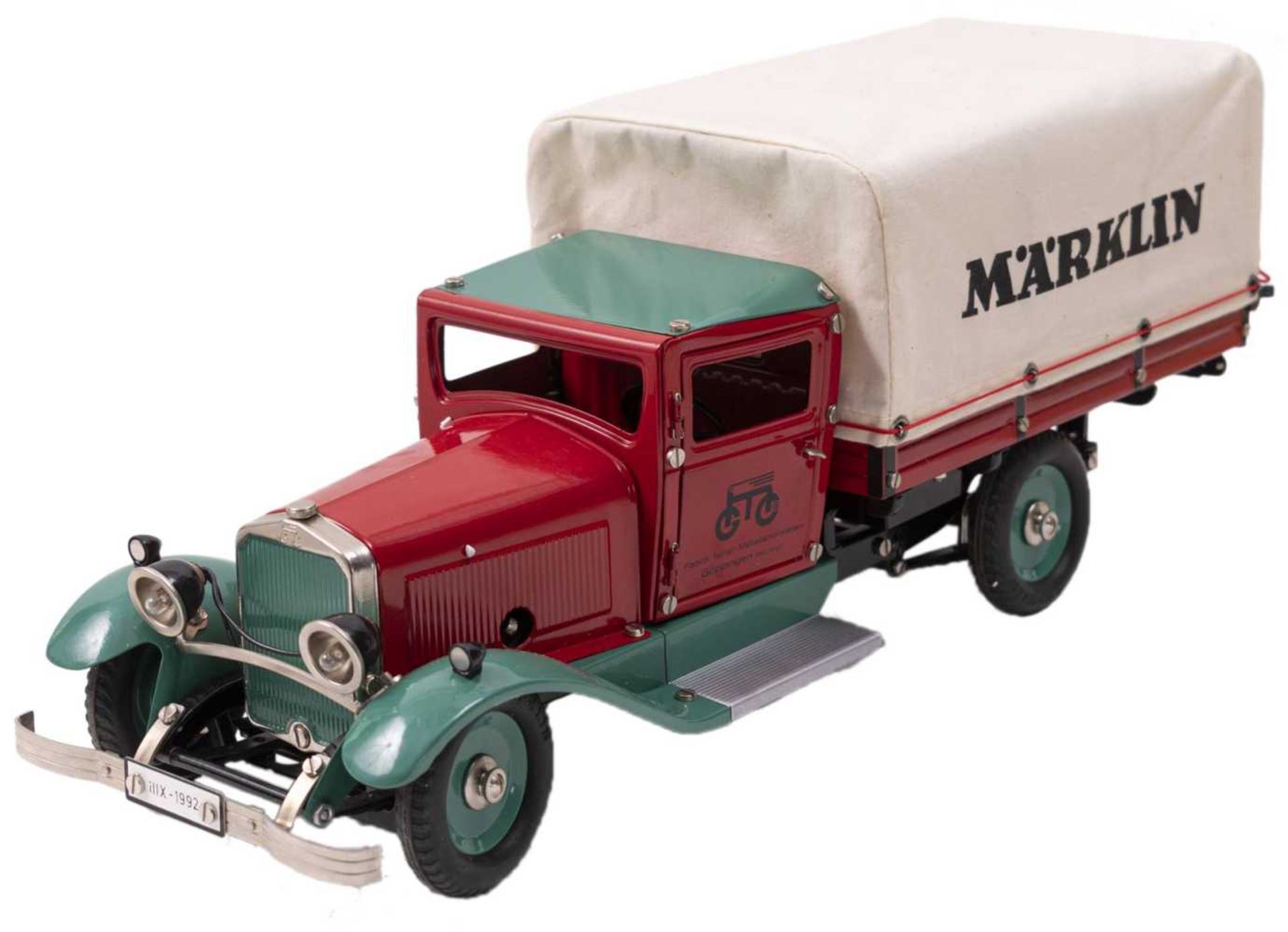 Special edition model slapsticks lorry \\Maerklin\\ with clockwork mechanism, measurement 1: 16, lim