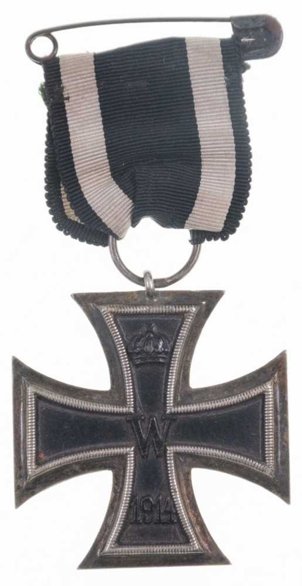 Prussia, Iron Cross 1914, 2. Class, OEK 1909, with ribbon cut, condition 2.
