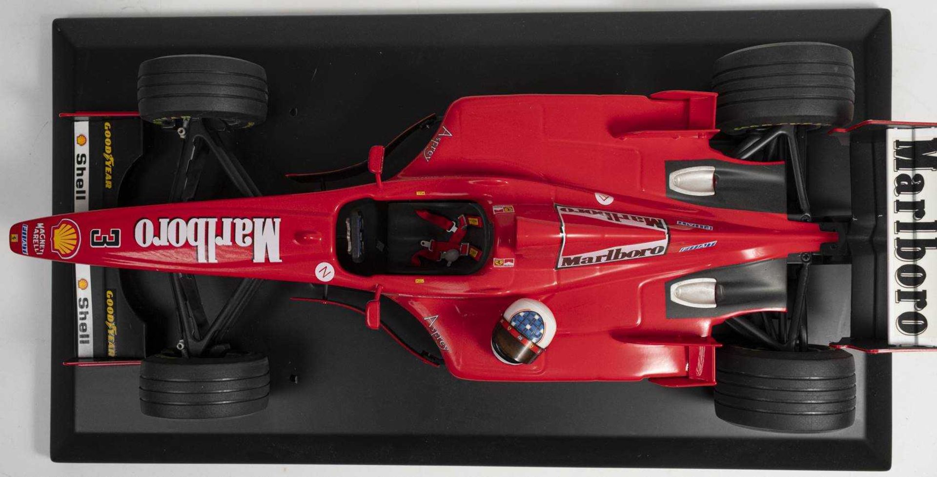 1998, FERRARI F 300 im Großmaßstab 1:8, Fahrer Michael Schumacher, Start Nr. 3, limitierte Auflage 1 - Bild 4 aus 6