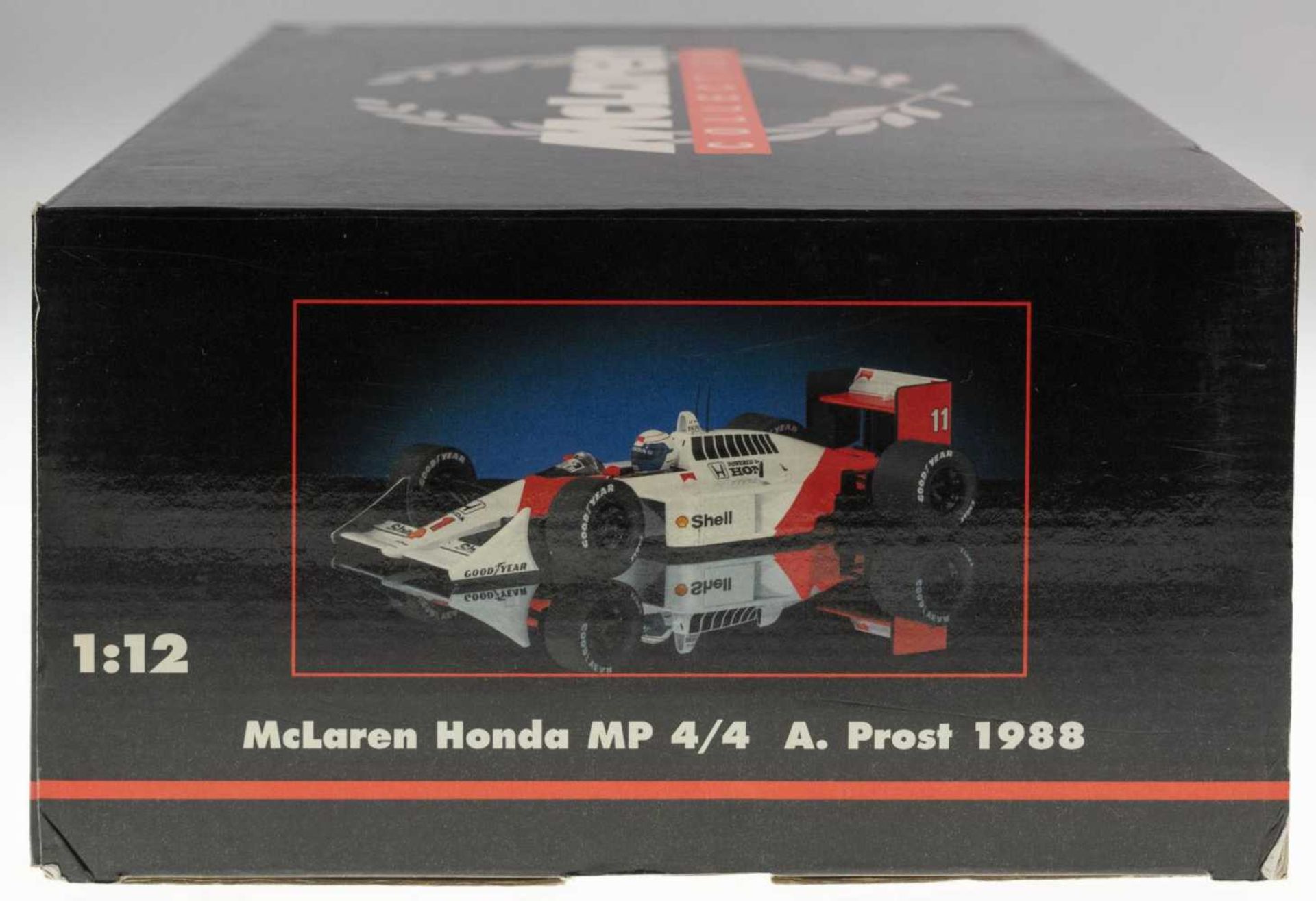 1988, maltese cross Lares Honda MP 4/4 in the measurement 1: 12, Alain skoal, original packaging - Image 3 of 3