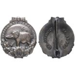 Emblem for Salaries about the colonies (1921-1939), \\elephants order\\, on the reverse side with \\