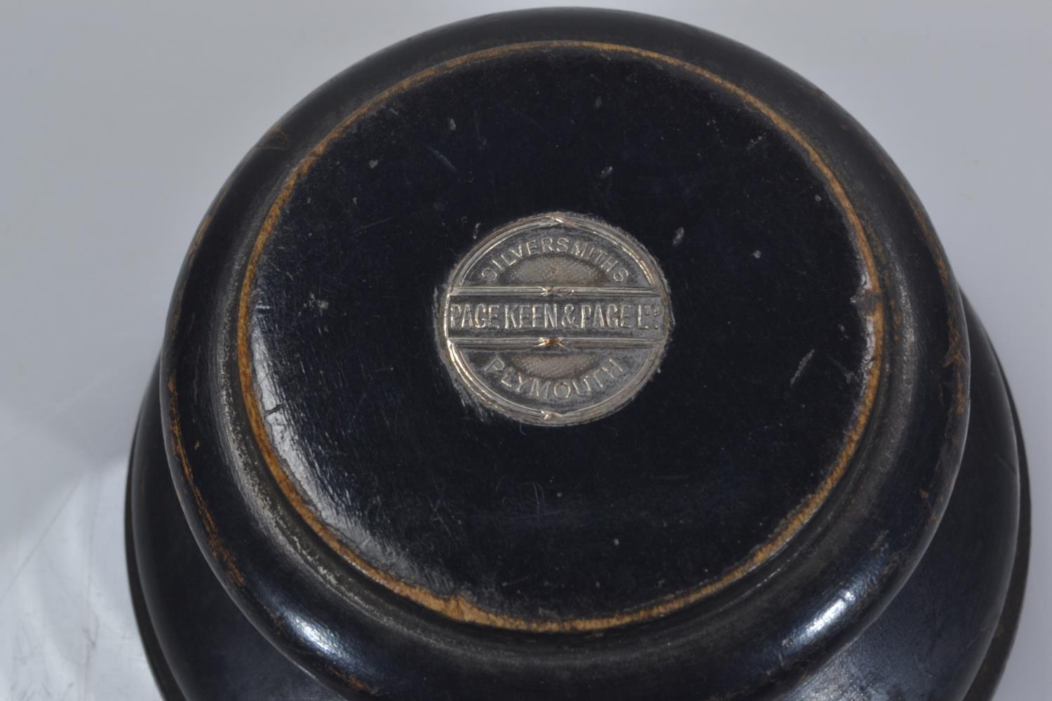 Silver golf trophy, Page Keen & Page Plymouth, London 1931, with inscription to bowl 'Yelverton Golf - Image 4 of 5