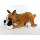 Steiff Boxer No. 079023 with tags and collar L45cm