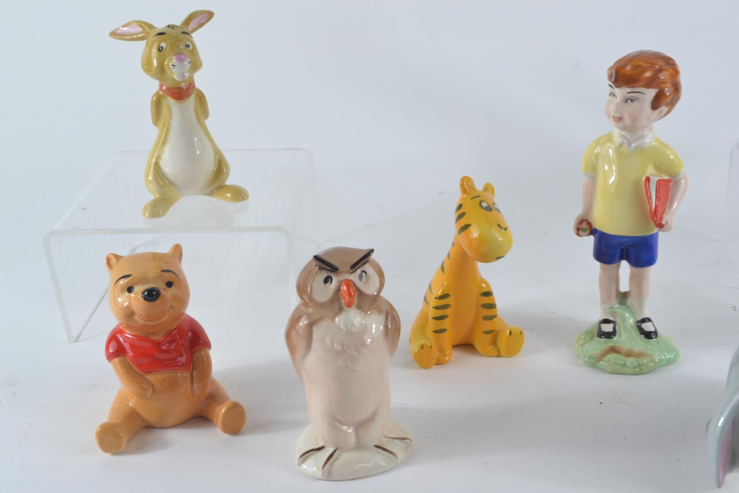 Eight Beswick Winnie the Pooh characters comprising Christopher Robin, Winnie the Pooh, Tigger, Pigl - Image 2 of 4