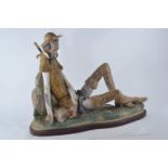 Lladro Don Quixote Letters to Dulcinea, by Salvador Debon Issued: 1978 - 1997 (AF). H38cm L52cm