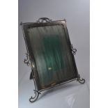 Late Victorian silver photo frame, James Samuel Bell & Louis Willmott, London 1900, of rectangular f