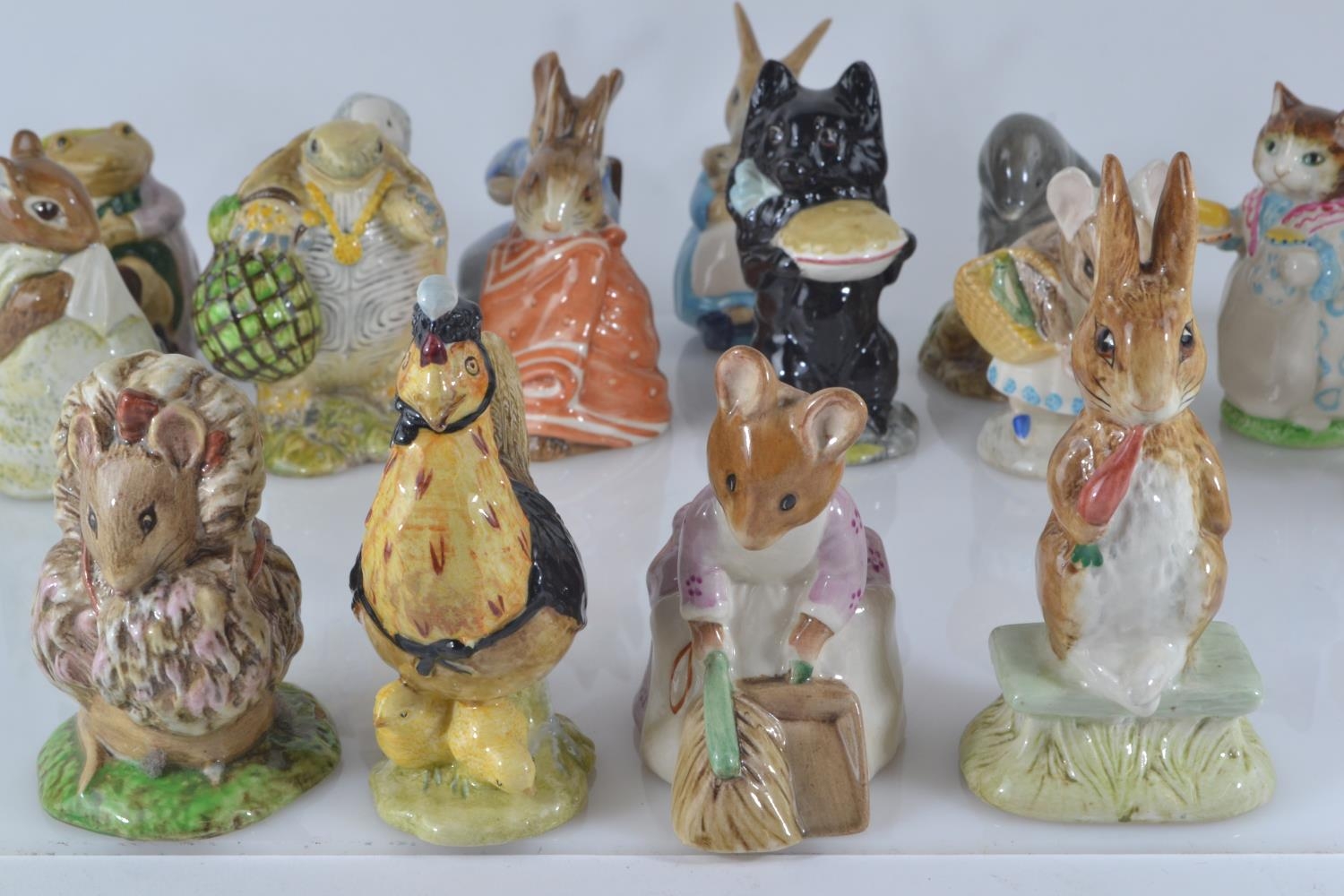 Twenty-three Beswick Beatrix Potter characters from the 70's and '80's including Duchess, Tomasina T - Image 3 of 7