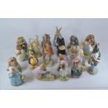 Twenty-three Beswick Beatrix Potter characters from the 70's and '80's including Duchess, Tomasina T