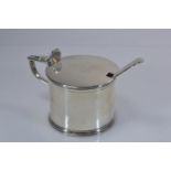 Victorian silver mustard pot, Edward & John Barnard, London 1854, missing liner, together with a Vic