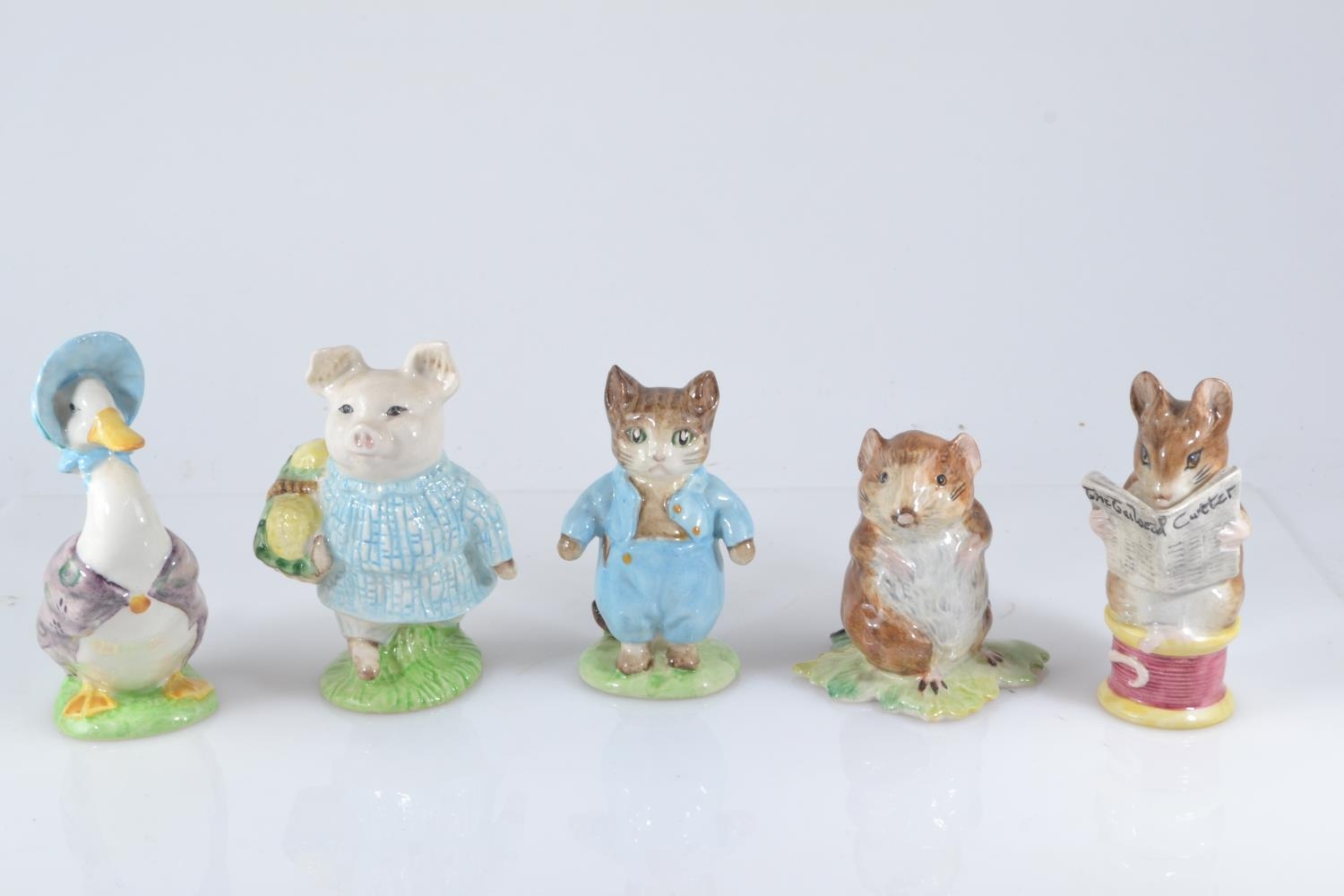 Twelve Beswick Beatrix Potter characters including Tom Kitten, Mrs. Tiggywinkle and Benjamin Bunny, - Image 4 of 8