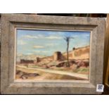 Leone Georges (French C20th) oil on board, signed lower right and inscribed verso 'Taroudant where V