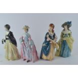 Set of four Royal Doulton figures, each in a limited edition of 5000, modelled by Peter.A.Gee, inclu