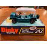 Dinky Toys Austin Mini Moke 342 die cast metal.