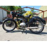 1952 Francis Barnett motorcycle. 198cc. Project bike. 15% in-house buyers commission on all vehicles