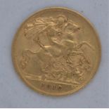 1912 George V half sovereign