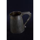 Silver tankard, Charles Boyton, London 1934, of tapering form, initialled 'GPWC 6.9.35' height 11cm,