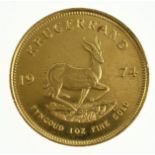 1974 South Africa full krugerrand