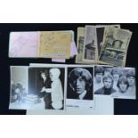 Robin Gibb signed photograph together with a 1950's Autograph album containing autographs of Vera Ly