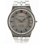 Omega Electronic Constellation Chronometer, f300 Hz gents wristwatch, circa 1970's, on steel strap,