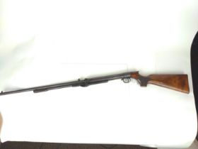 The B.S.A Air rifle Improved model D Serial No.66840 (L.T.MILTON 14 1/4 stamped to bottom of stock)