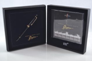 Mont Blanc fountain pen, Homage A Frederic Chopin, with service guide, boxed.