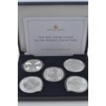 Jubilee Mint The 2023 Silver Coins of the World Collection, in 999 and 999.9 silver, each weighing 3