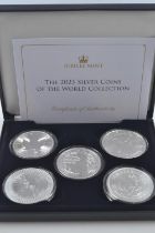 Jubilee Mint The 2023 Silver Coins of the World Collection, in 999 and 999.9 silver, each weighing 3