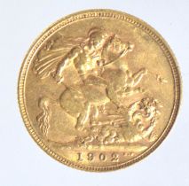 1902 Edward VII full sovereign