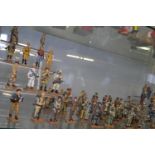 Large collection of Delprado metal military figures