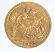 1895 Victoria (Old Head) half sovereign