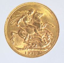 1913 George V full sovereign