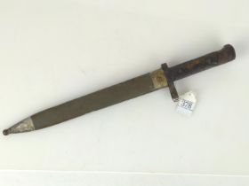 Early C19th bayonet, total length 37.5cm