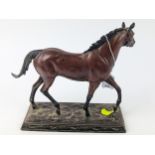 Poised For Glory signed Bronze figure of a horse For Franklin Mint 1992 by Dr. Robert Taylor L23cm H
