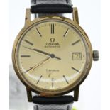 Omega Automatic Geneve gents wristwatch, 36795629 ORG 20 Microns, dia. of face 35mm, with original s