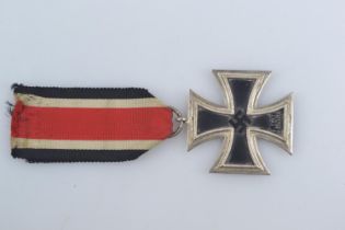 German WWII Iron Cross (second class) with ribbon