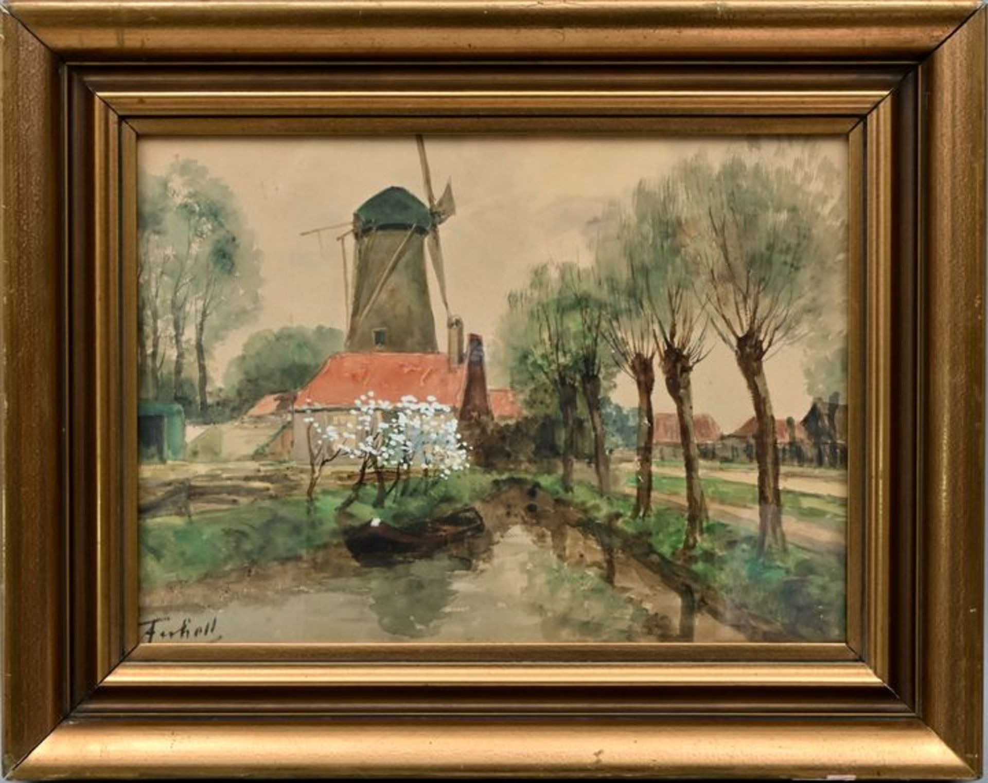 Holländische Landschaft / Netherlandish landscape - Bild 2 aus 5