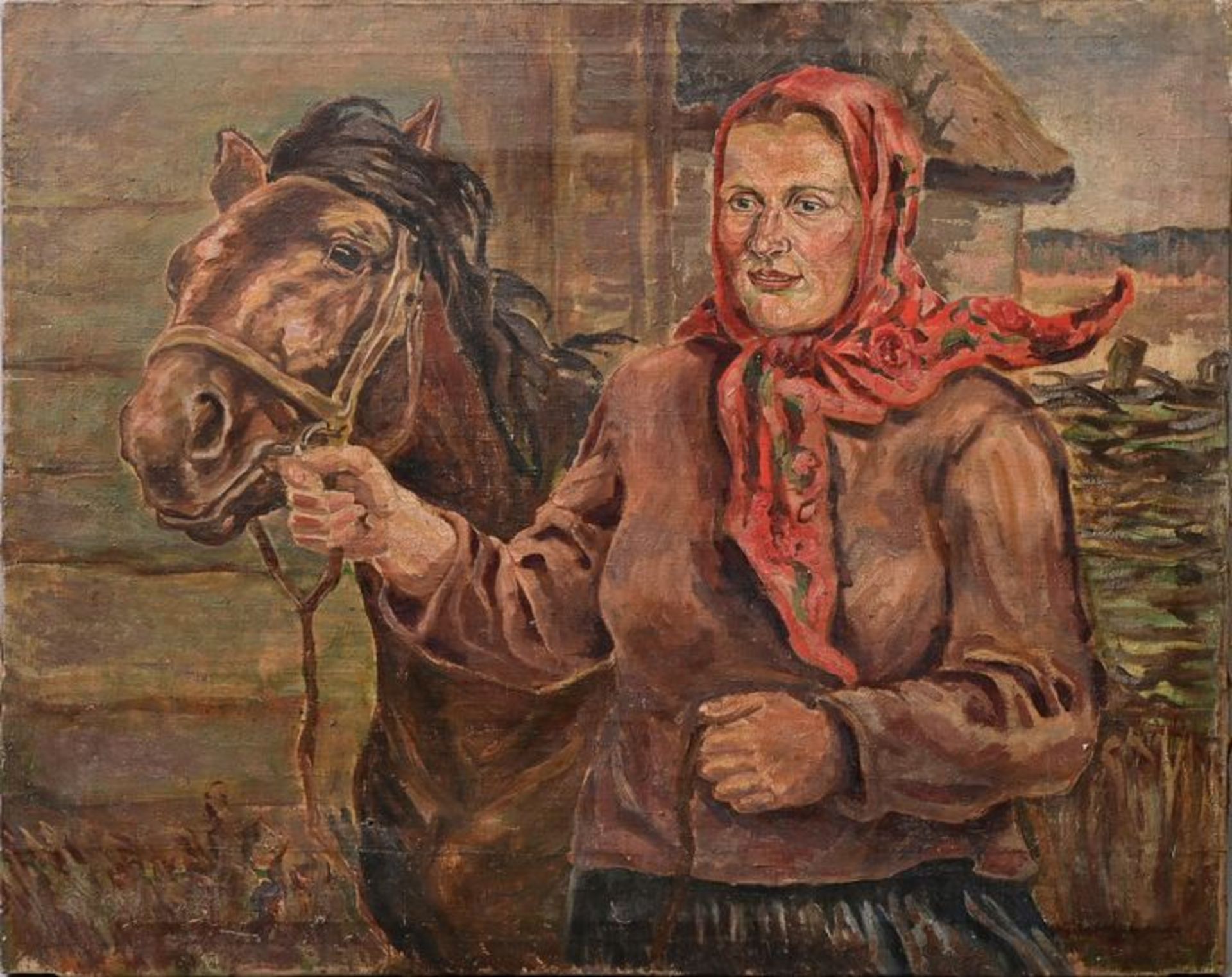 Russische Bäuerin/ russian farmer's wife