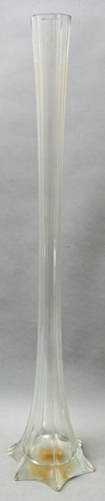 Jugendstil-Soliflore/ art nouveau glass vase