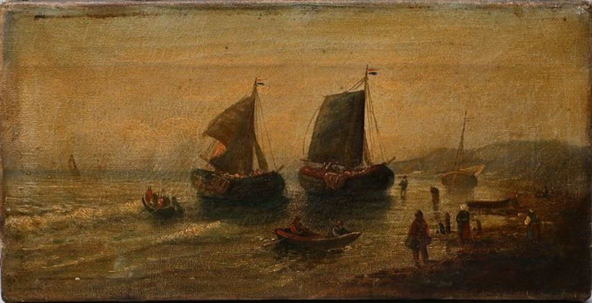 Marinestück/ marine painting