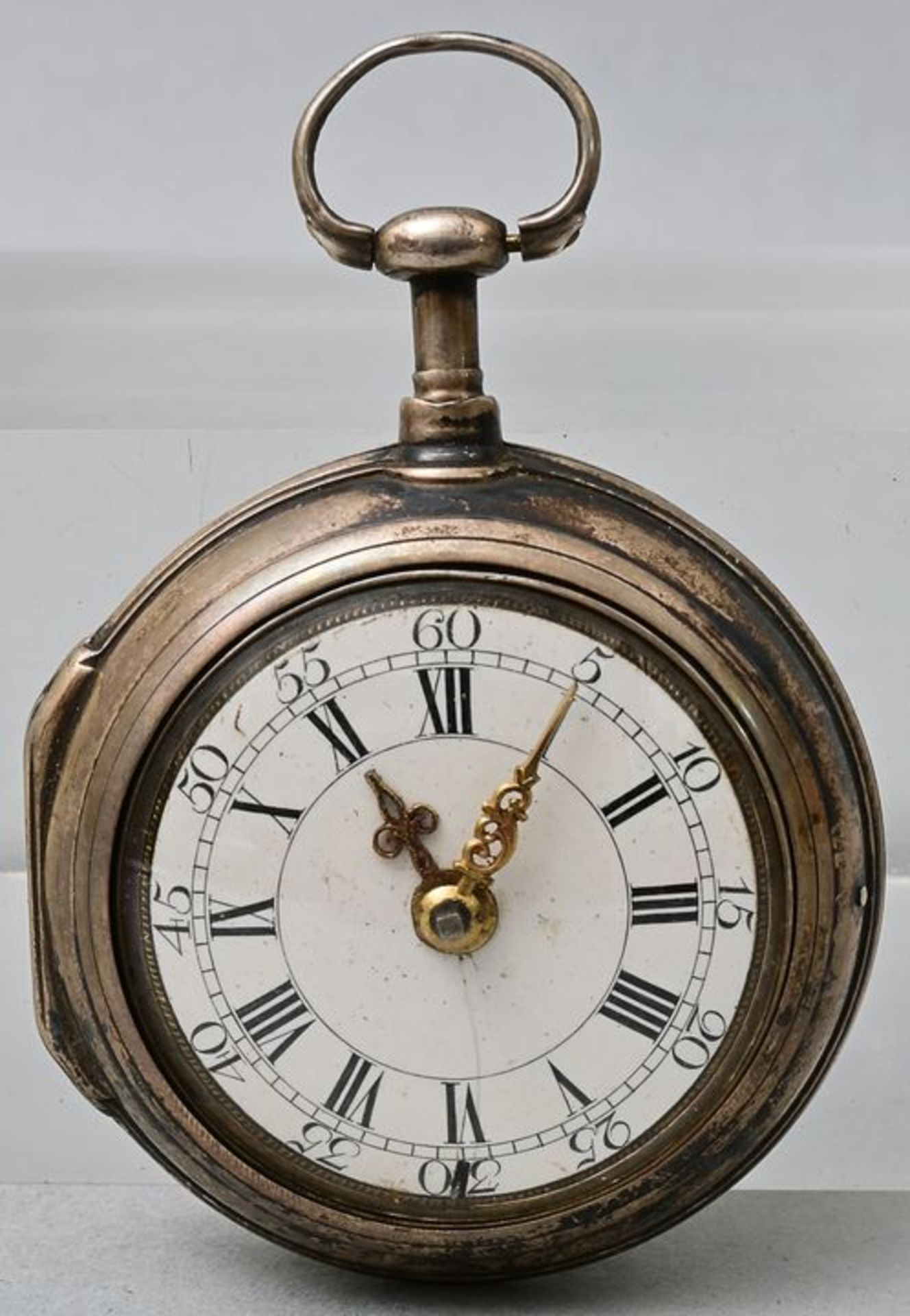 Herrentaschenuhr mit Übergehäuse / Men´s pocket watch with case