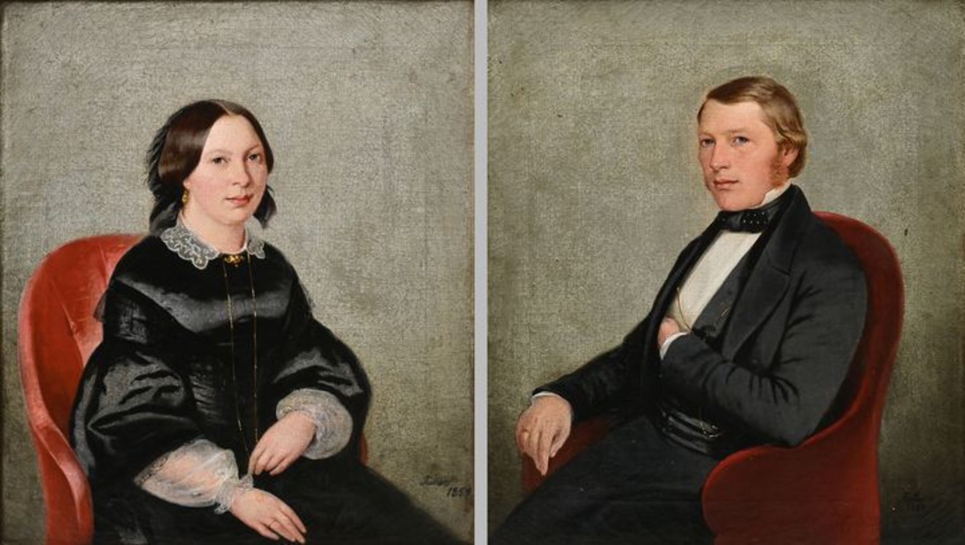 Porträt-Paar/ pair of portraits