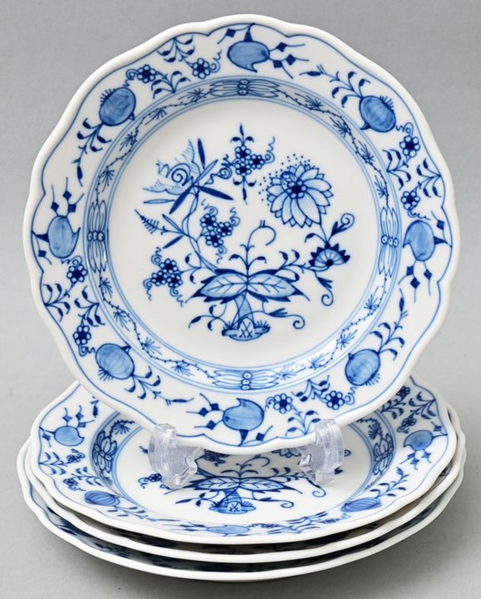Vier Teller, Meissen / Four plates, Meissen